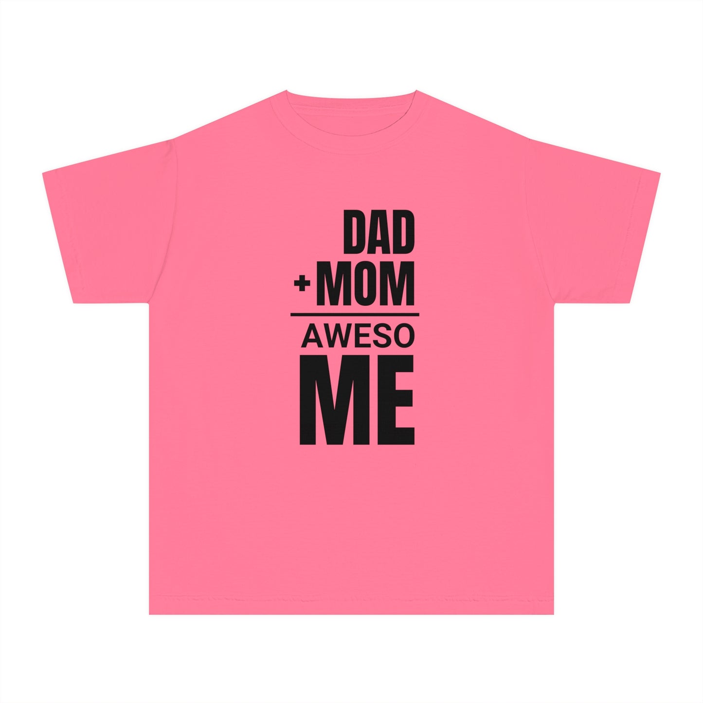 Dad + Mom = (Aweso)Me – Funny Math Youth T-Shirt