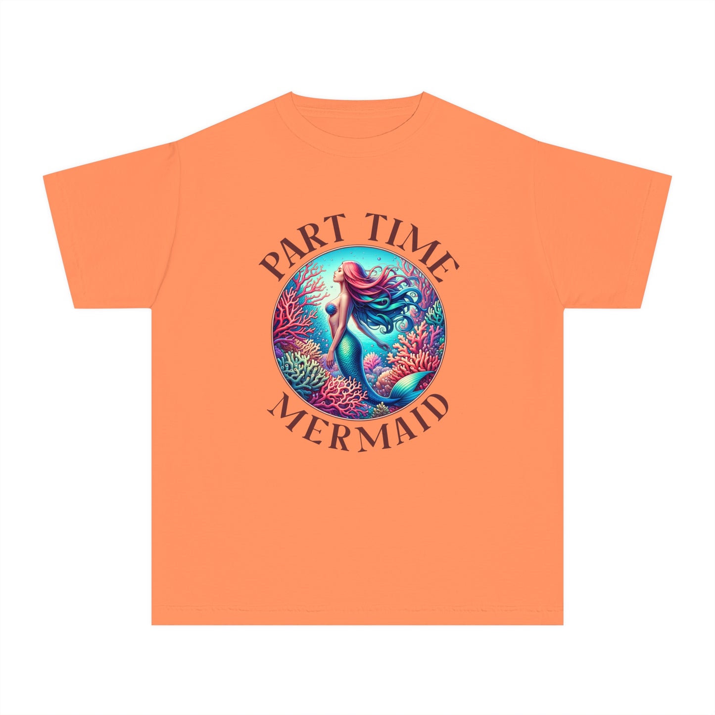 Part-Time Mermaid โ Vintage Ocean Youth T-Shirt