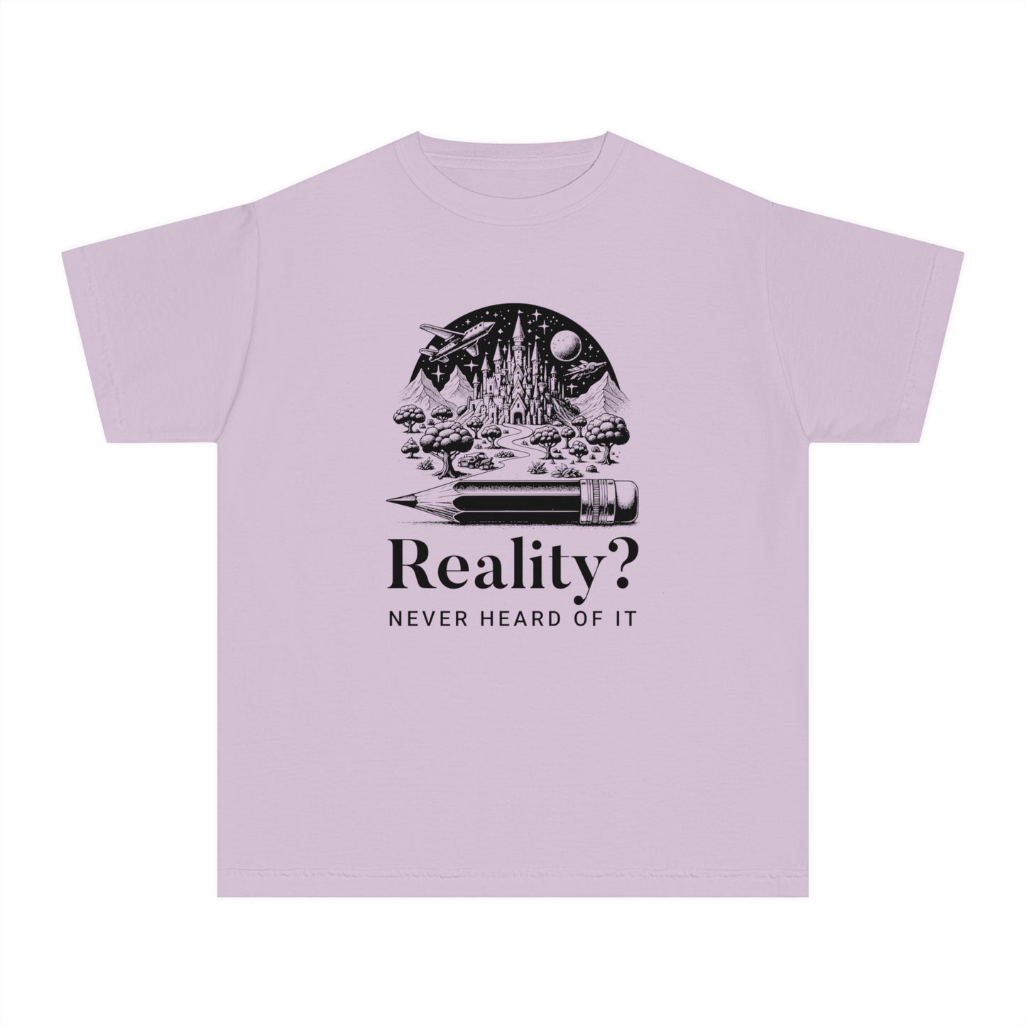 Reality? Never Heard of It – Imaginative Sketch Youth T-Shirt