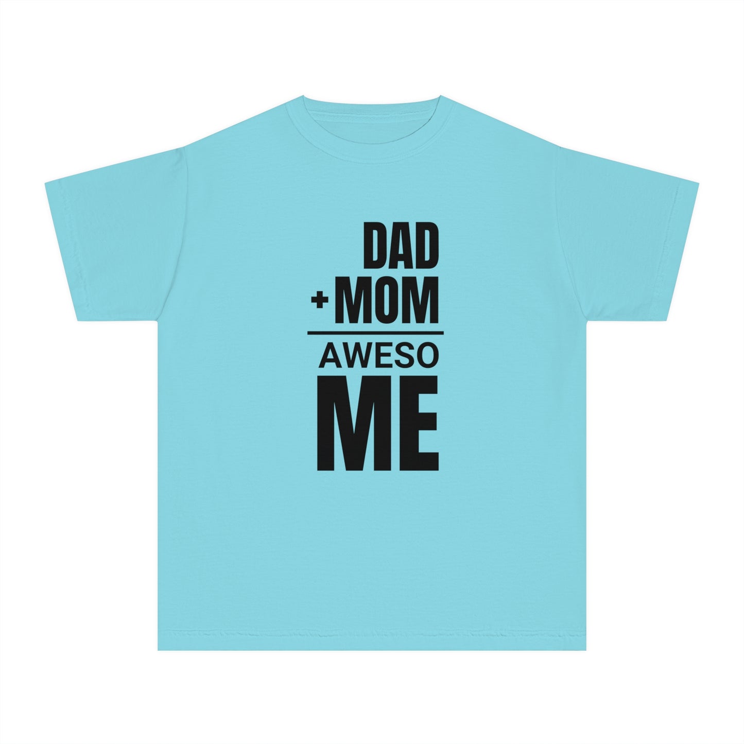 Dad + Mom = (Aweso)Me – Funny Math Youth T-Shirt