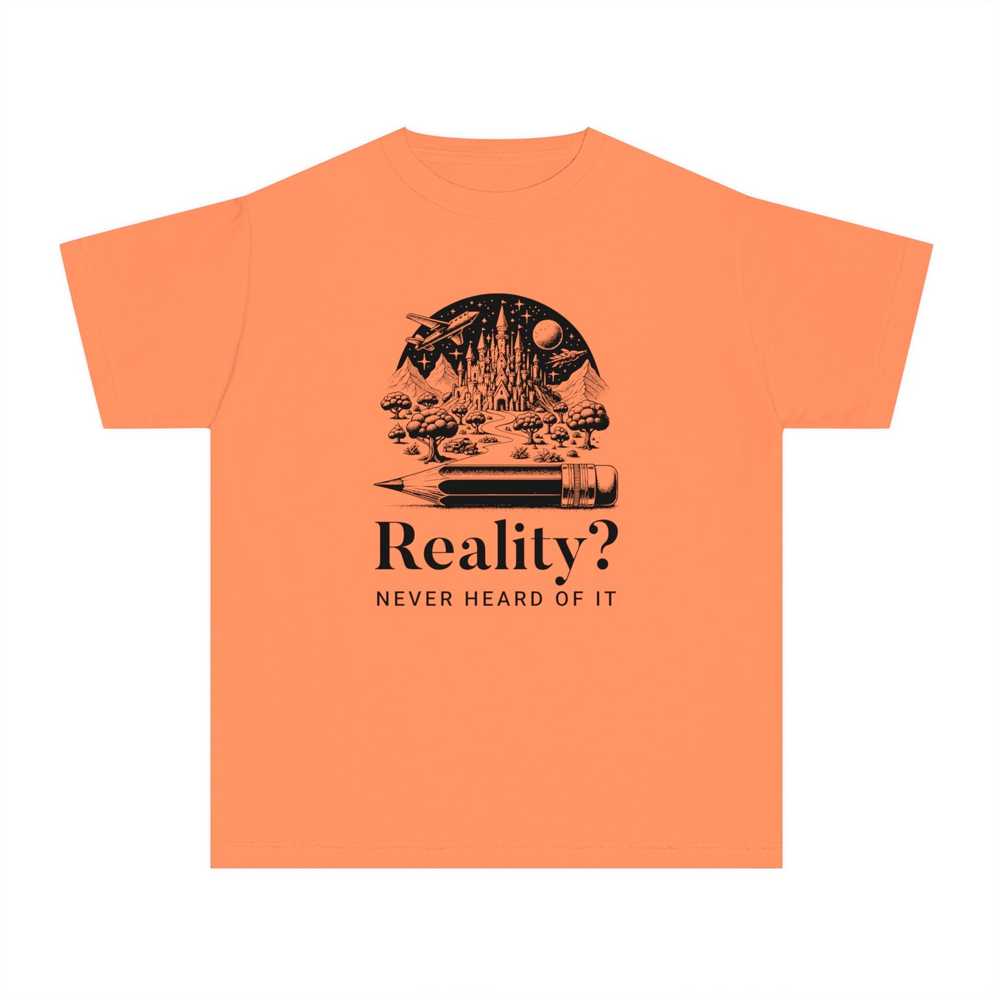 Reality? Never Heard of It – Imaginative Sketch Youth T-Shirt