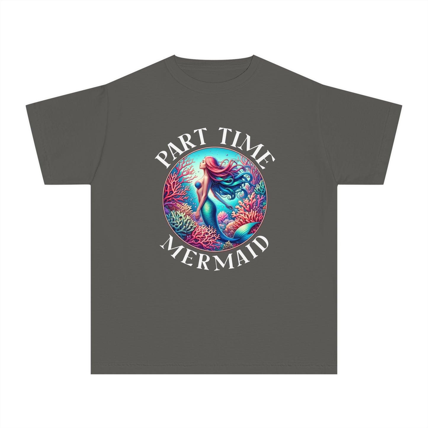 Part-Time Mermaid โ Vintage Ocean Youth T-Shirt