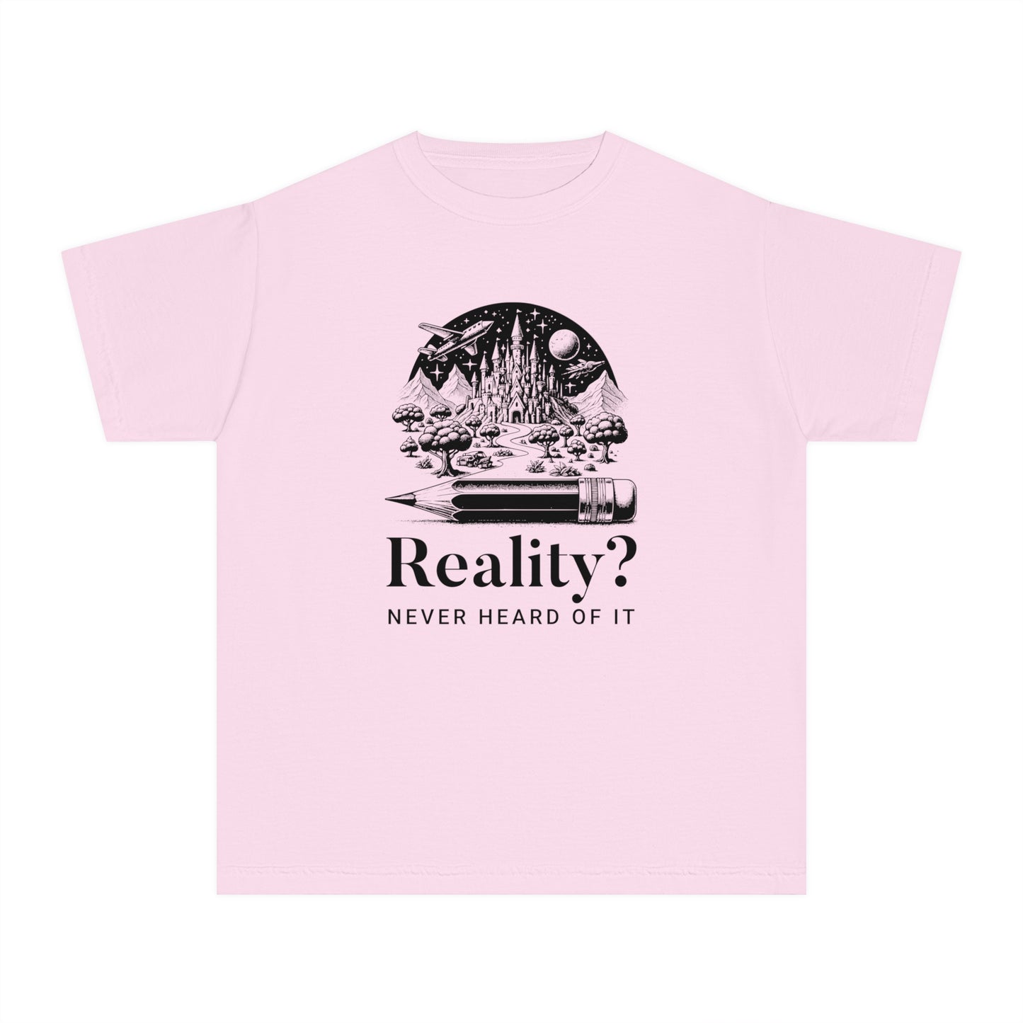 Reality? Never Heard of It – Imaginative Sketch Youth T-Shirt