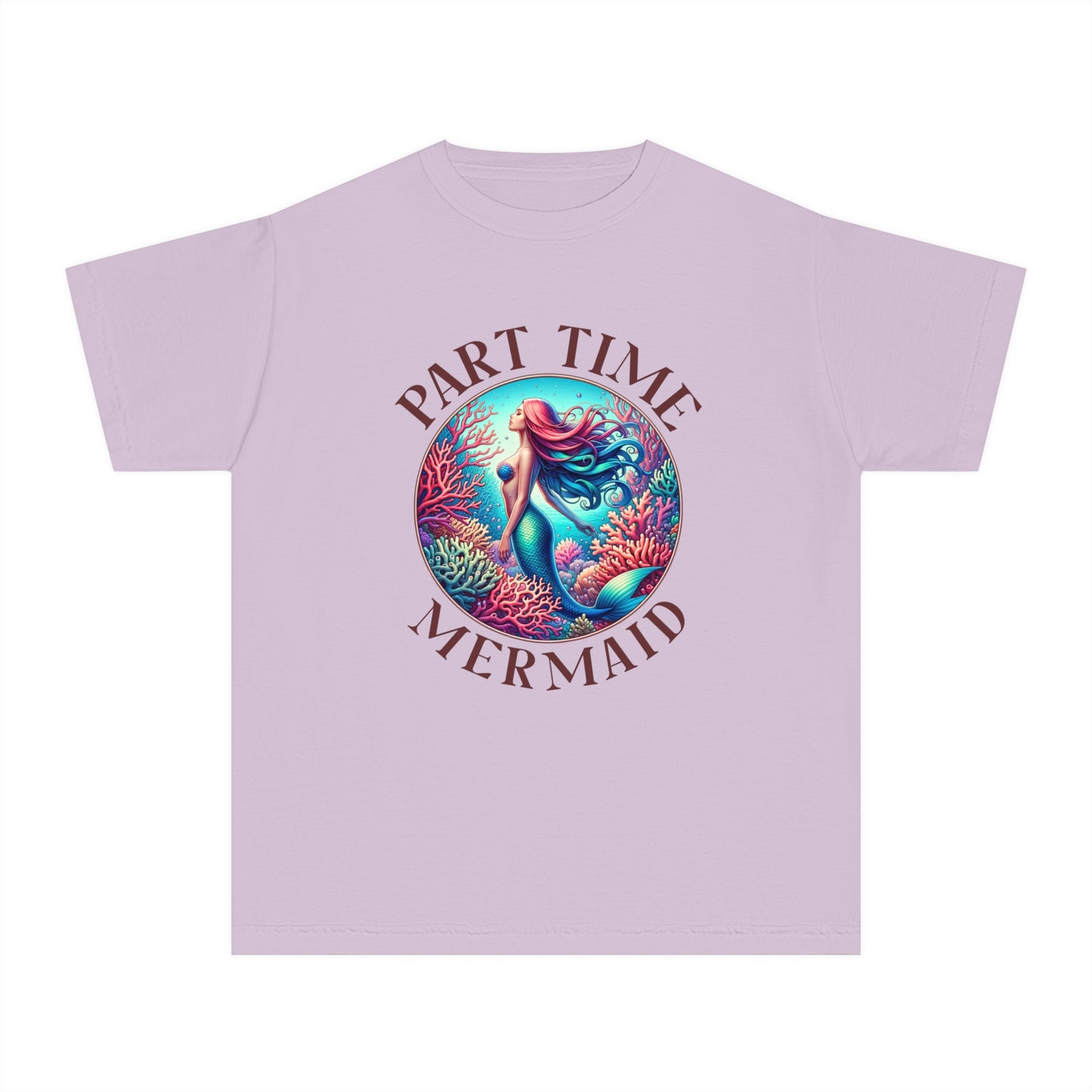 Part-Time Mermaid โ Vintage Ocean Youth T-Shirt