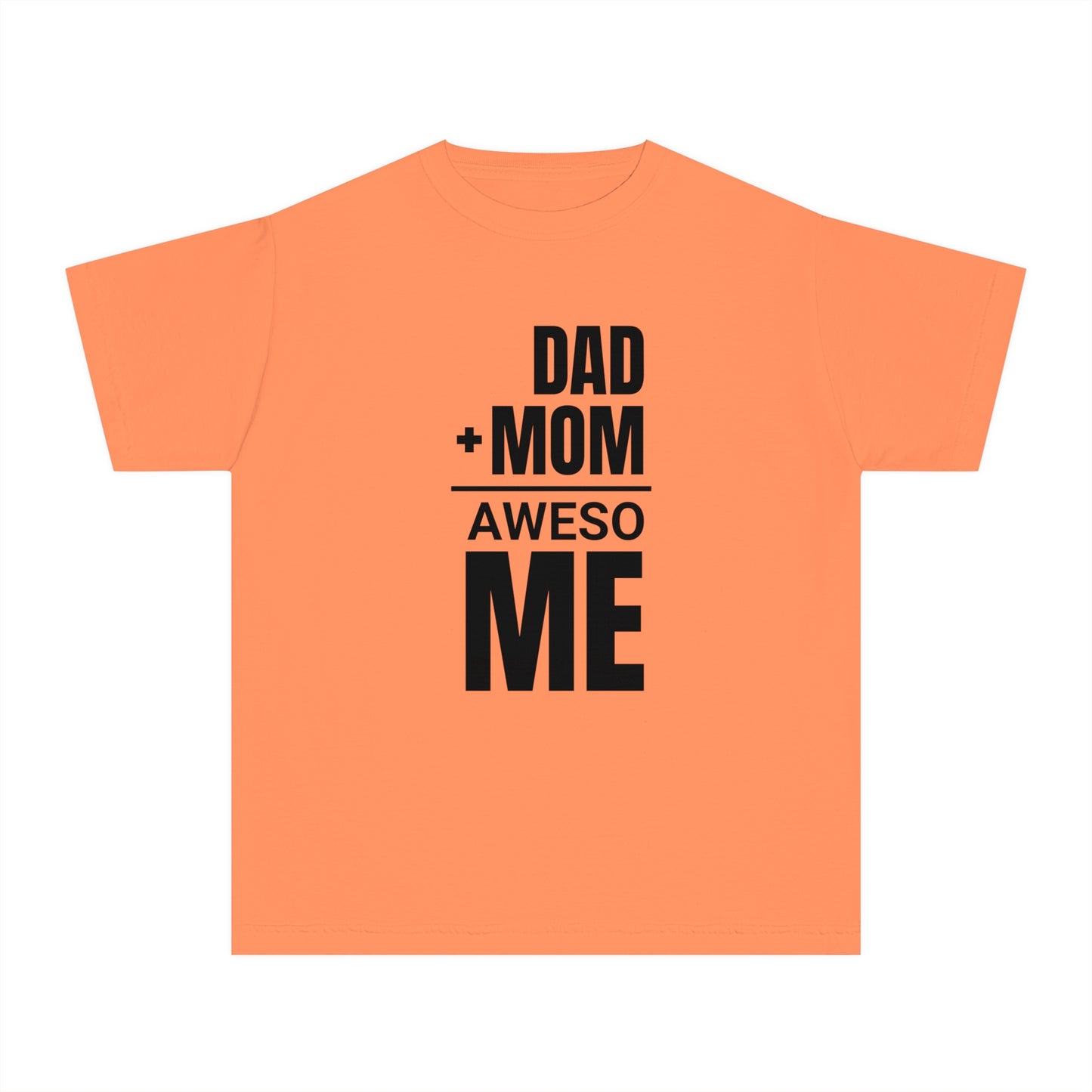 Dad + Mom = (Aweso)Me – Funny Math Youth T-Shirt