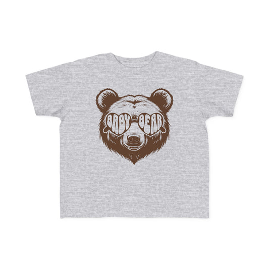 Baby Bear Toddler T-Shirt – Matching Family Tee, Cute Animal Shirt, Vintage Bear Illustration