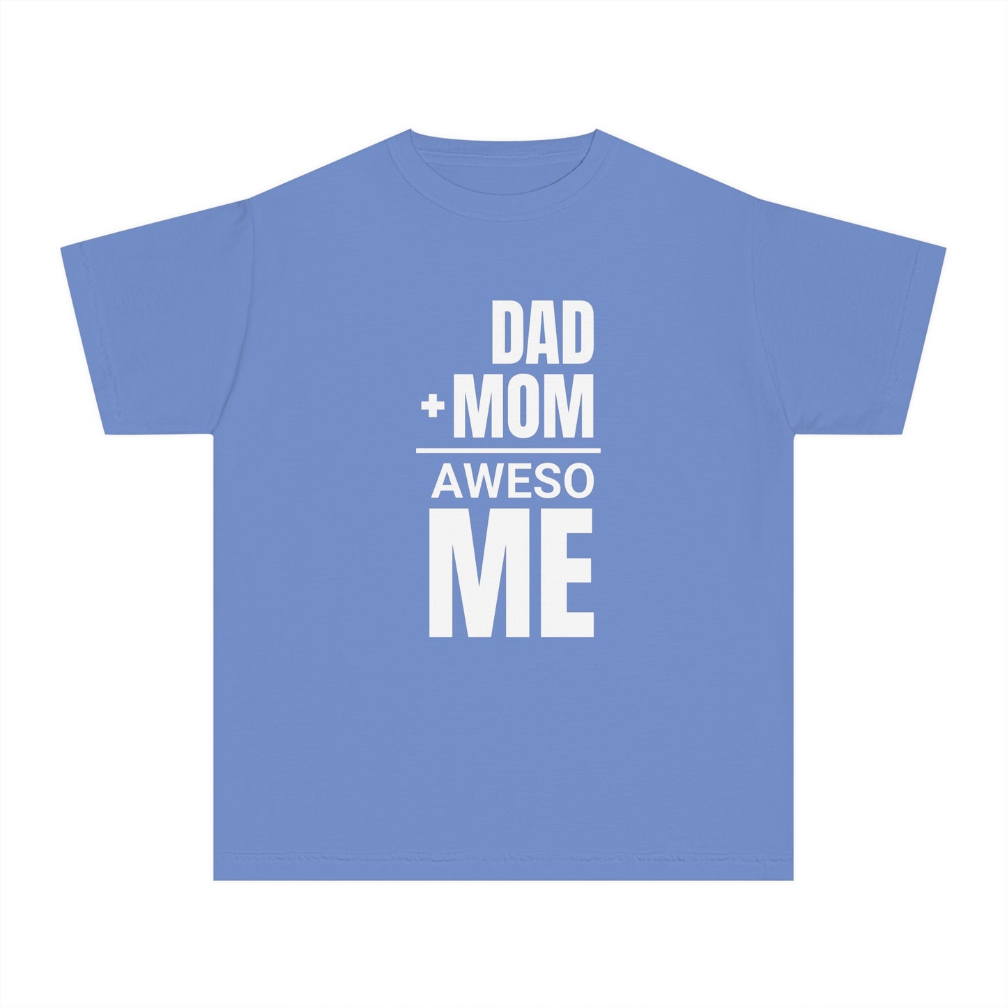 Dad + Mom = (Aweso)Me – Funny Math Youth T-Shirt