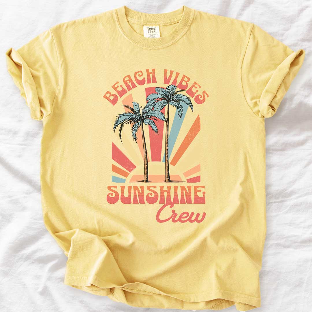 Beach Vibes Sunshine Crew T-Shirt