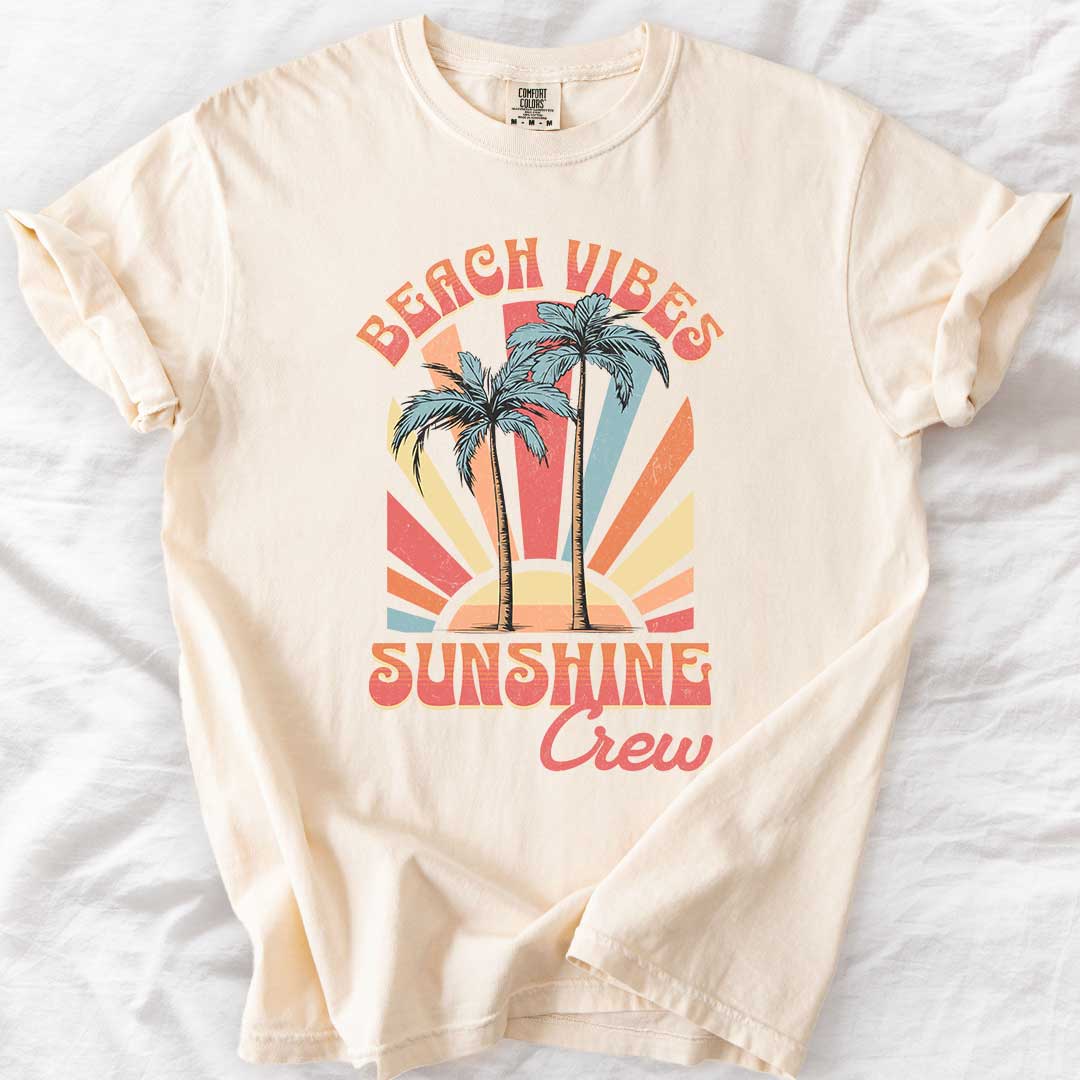 Beach Vibes Sunshine Crew T-Shirt