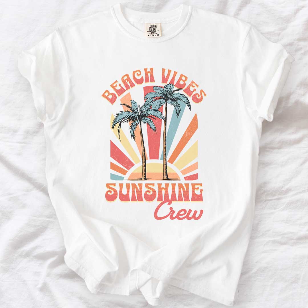 Beach Vibes Sunshine Crew T-Shirt