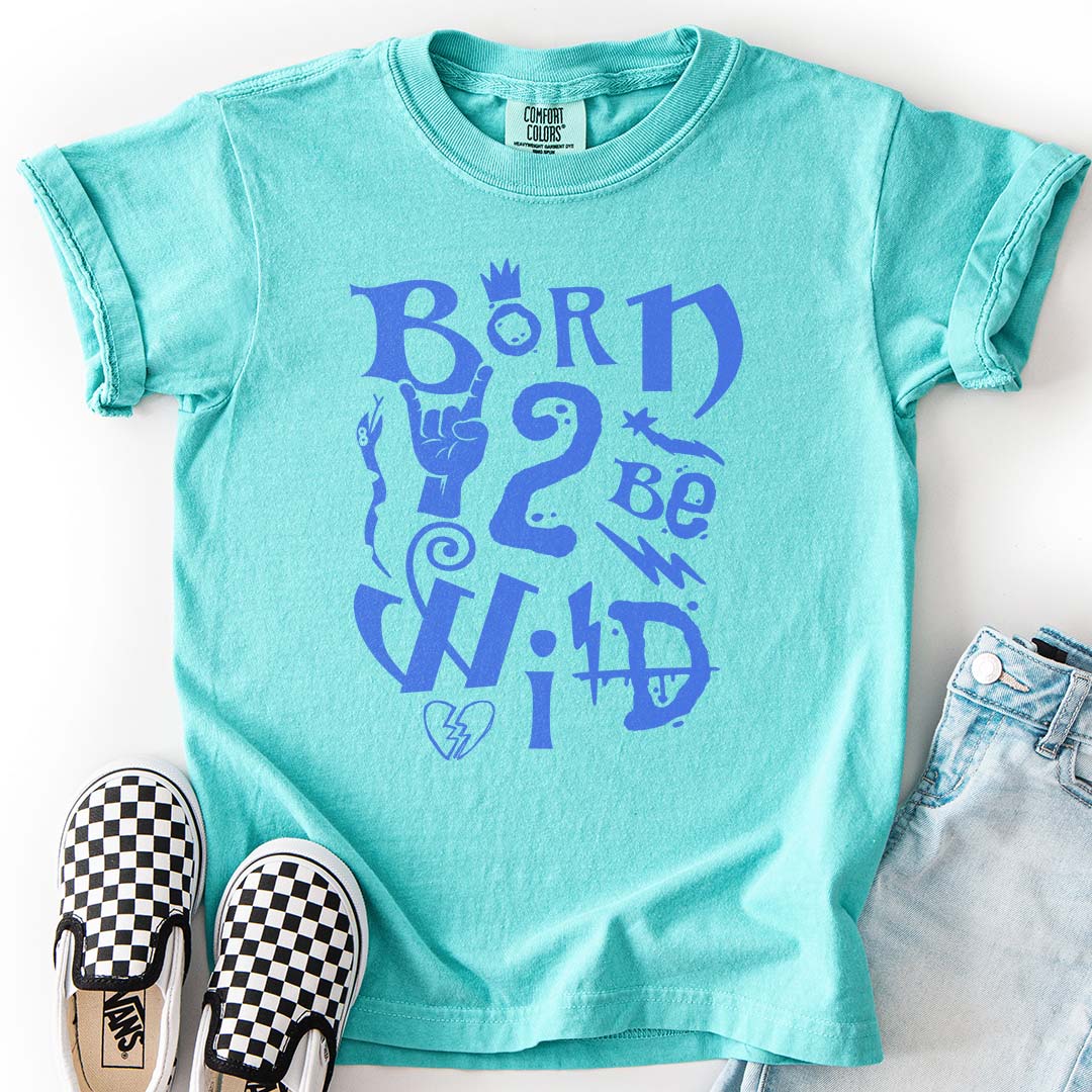 Born 2 Be Wild Youth T-Shirt – Rock-Inspired Tee for Cool Kids