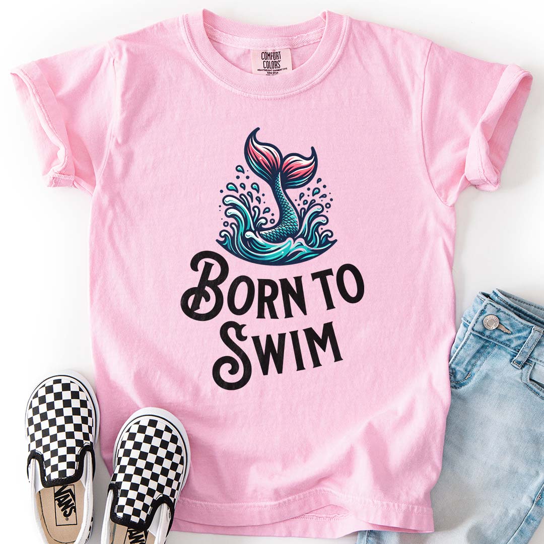 Born to Swim – Mermaid Splash Youth T-Shirt