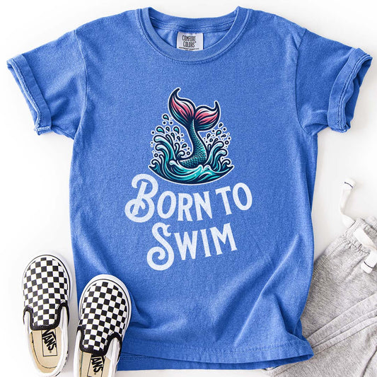 Born to Swim Mermaid Youth T-Shirt