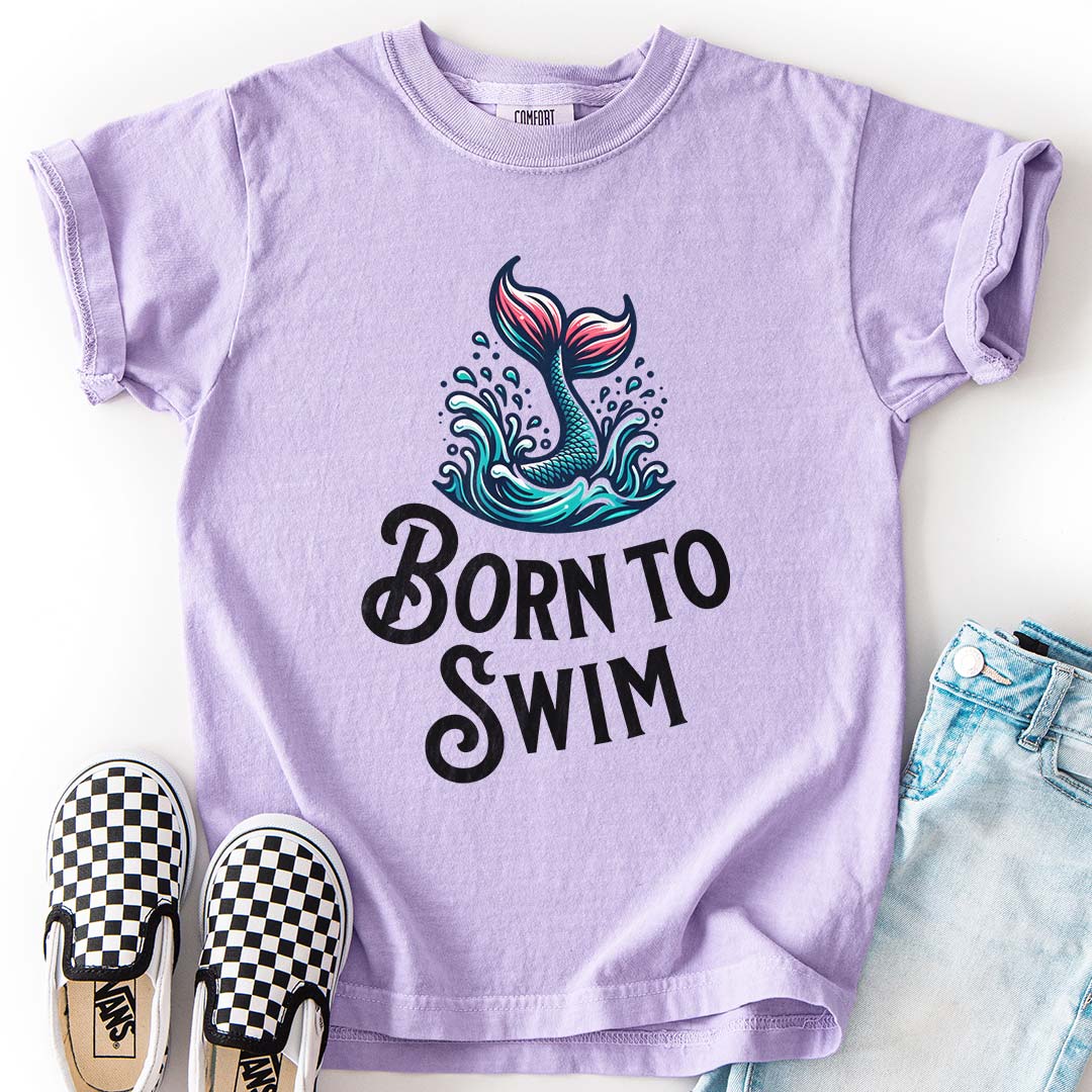 Born to Swim – Mermaid Splash Youth T-Shirt