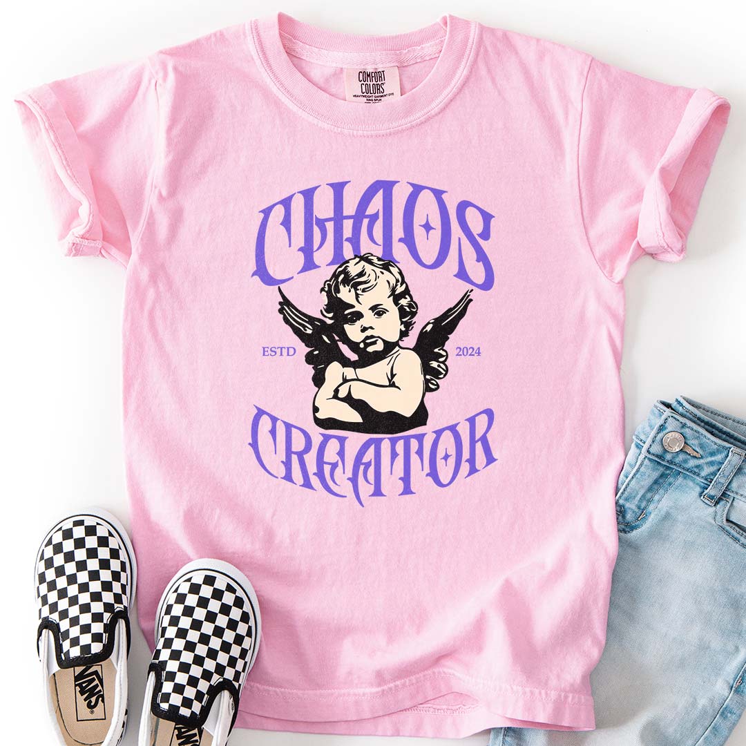 Chaos Creator T-Shirt – Personalized Playful Youth Tee