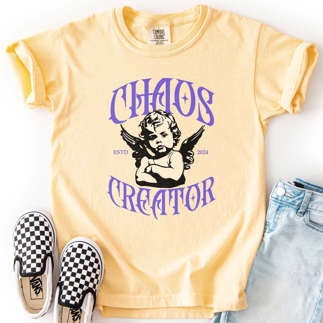 Chaos Creator T-Shirt – Personalized Playful Youth Tee