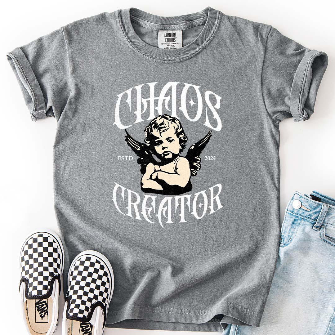 Chaos Creator T-Shirt – Personalized Playful Youth Tee