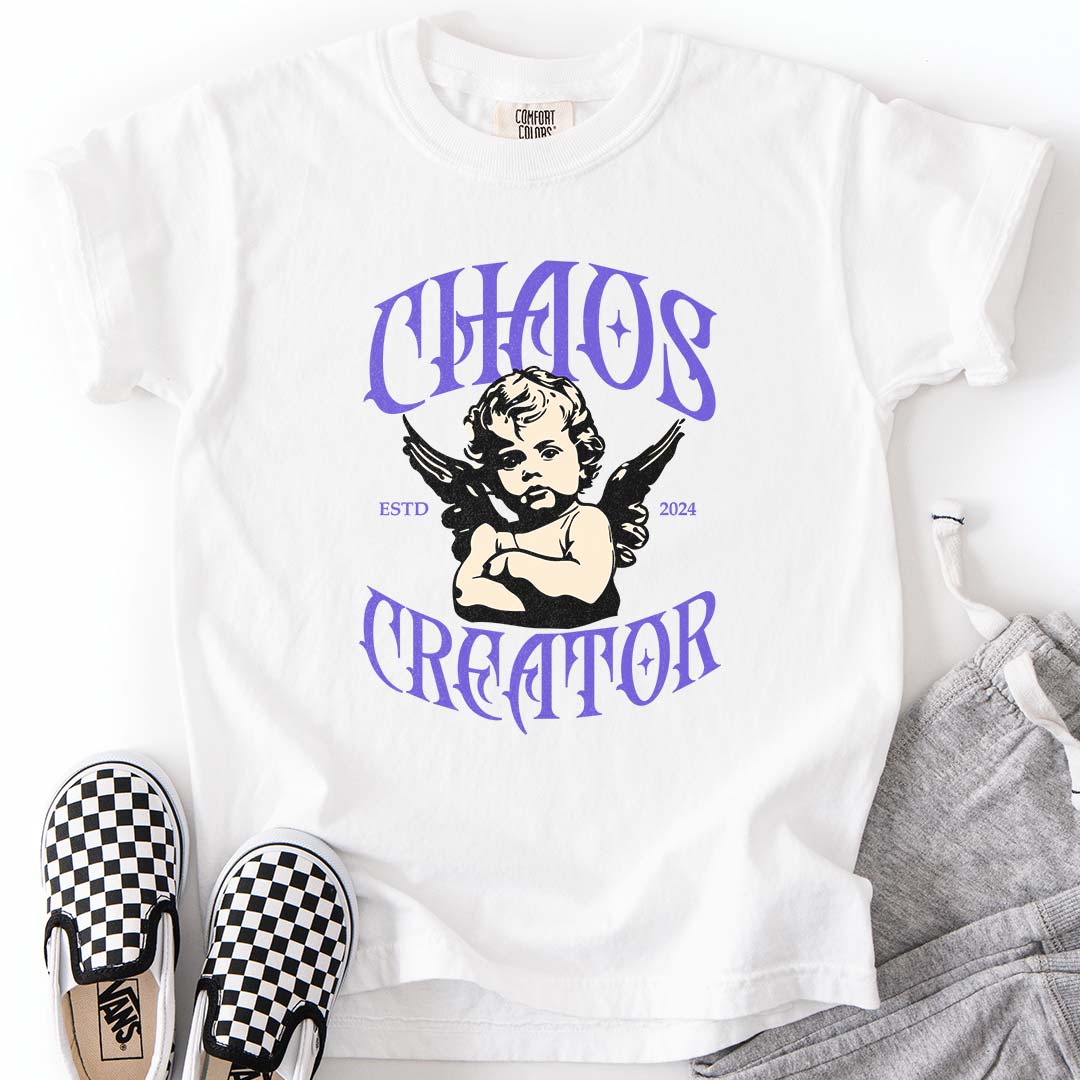 Chaos Creator T-Shirt – Personalized Playful Youth Tee
