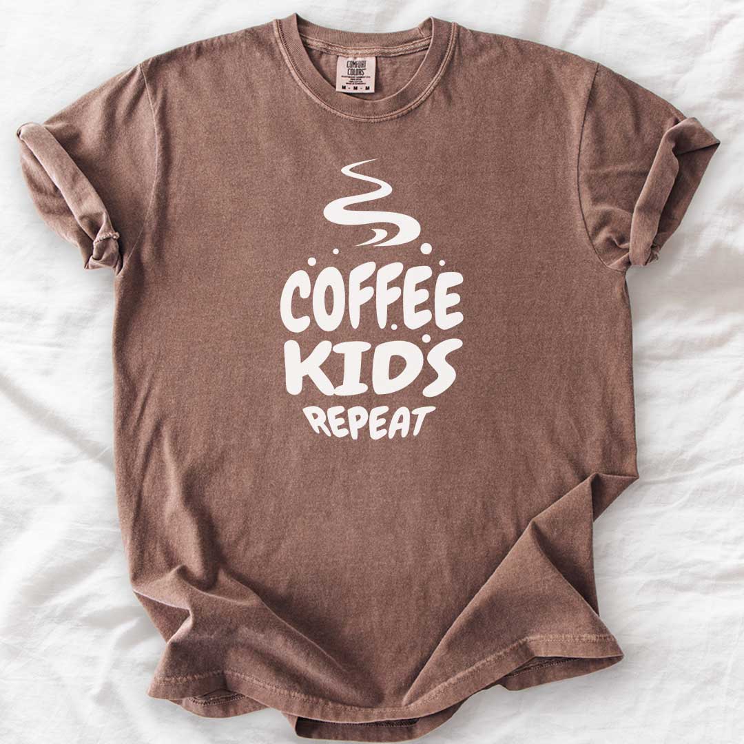 Coffee Kids Repeat T-Shirt