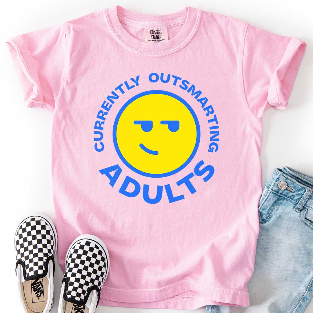 Currently Outsmarting Adults T-Shirt for Clever Kids