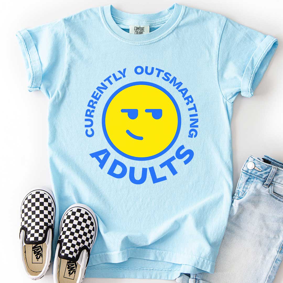 Currently Outsmarting Adults T-Shirt for Clever Kids
