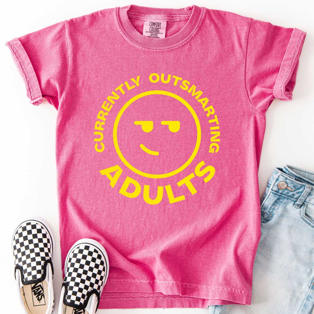 Currently Outsmarting Adults T-Shirt for Clever Kids