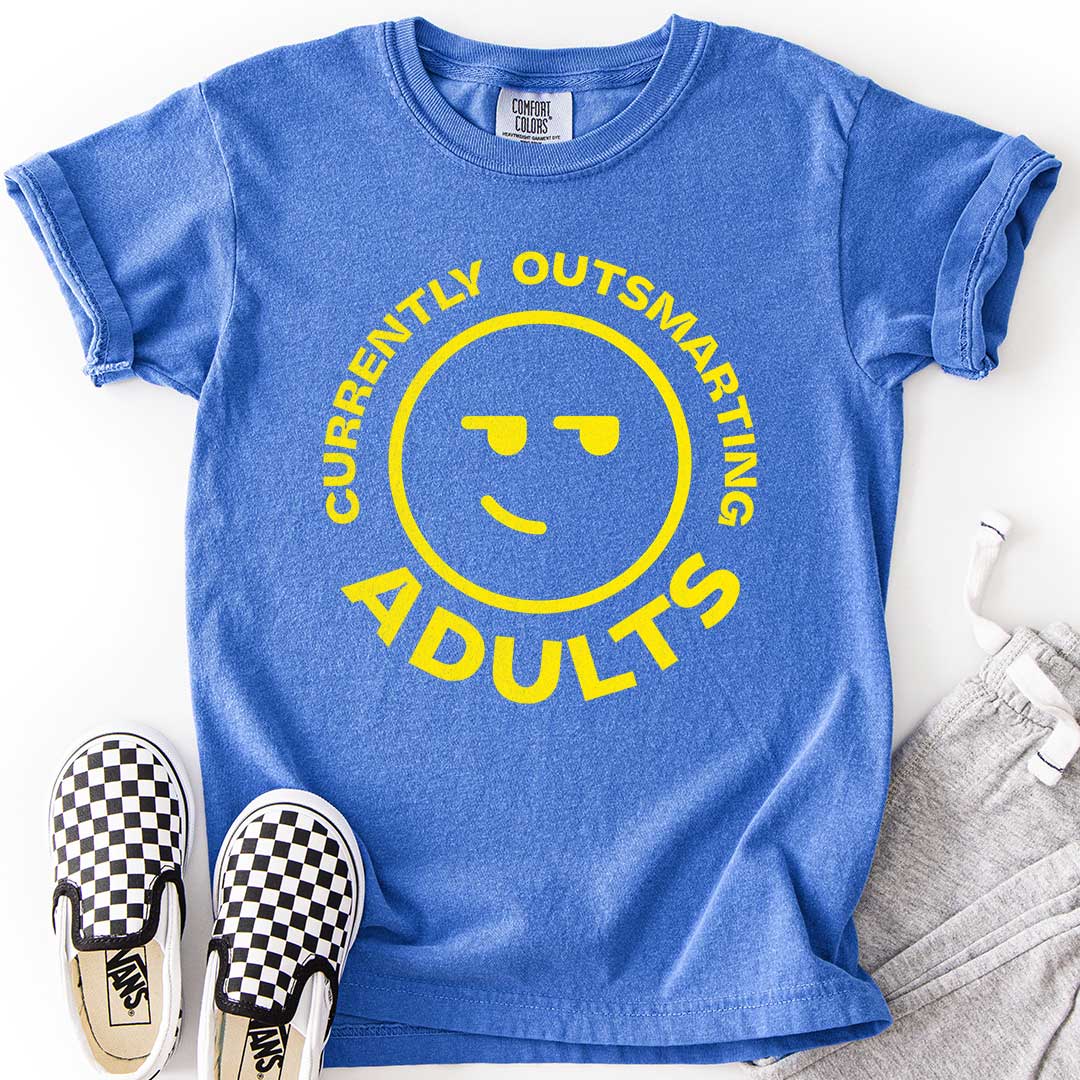 Currently Outsmarting Adults T-Shirt for Clever Kids