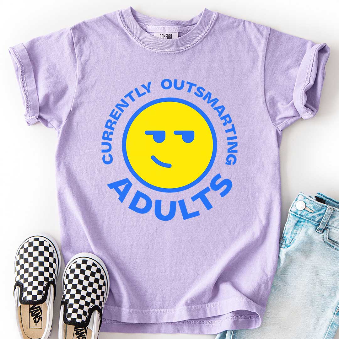 Currently Outsmarting Adults T-Shirt for Clever Kids