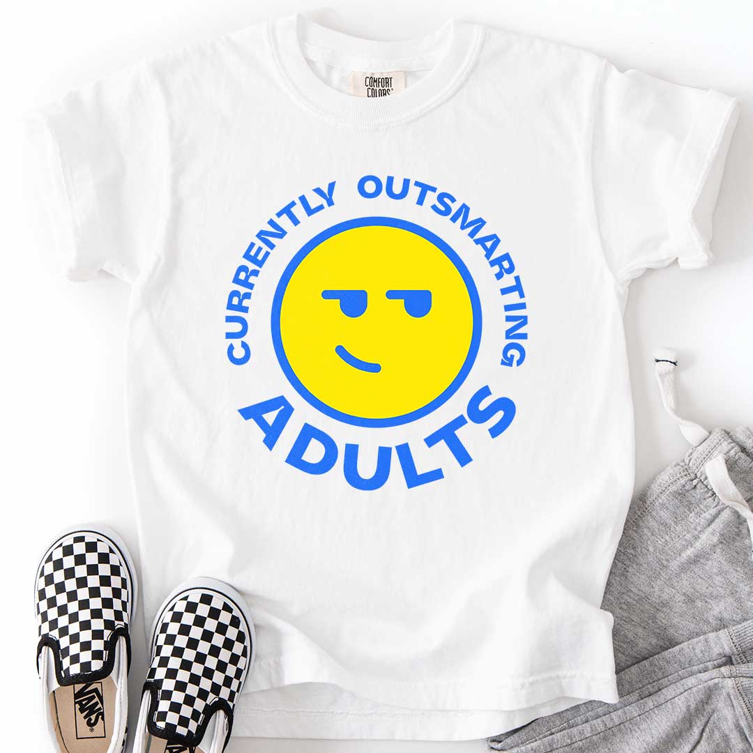 Currently Outsmarting Adults T-Shirt for Clever Kids