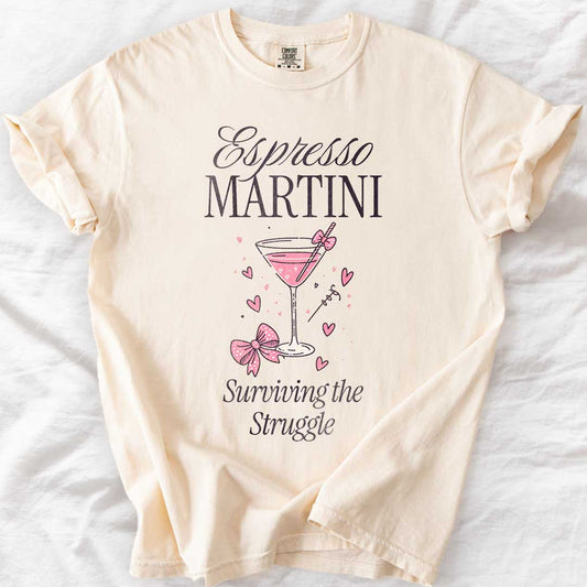 Espresso Martini Struggle Mom T-Shirt