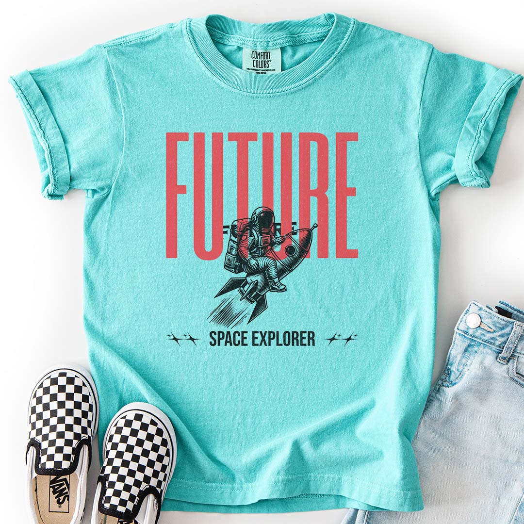 Future Space Explorer – Astronaut Rocket Youth T-Shirt