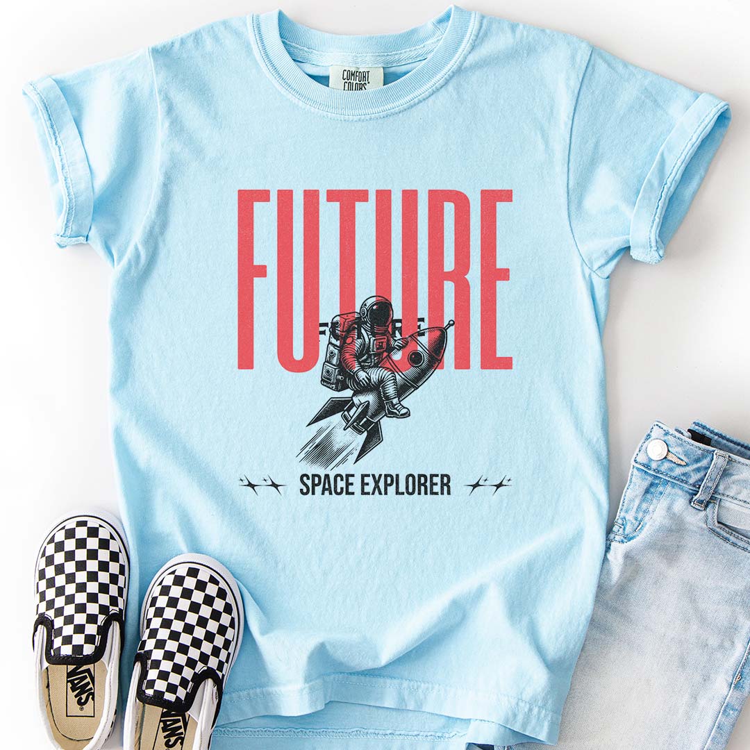 Future Space Explorer – Astronaut Rocket Youth T-Shirt