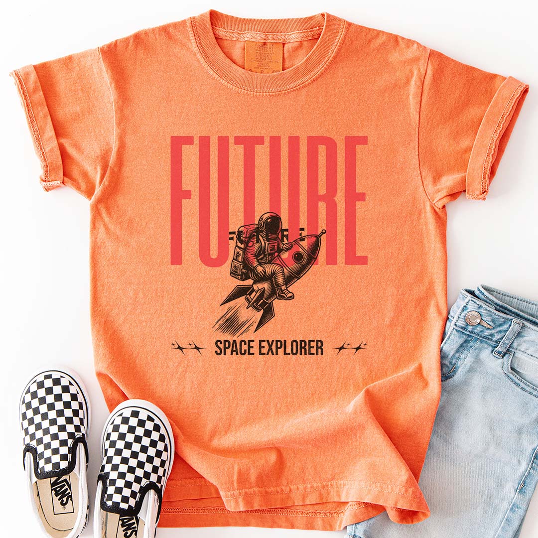 Future Space Explorer – Astronaut Rocket Youth T-Shirt