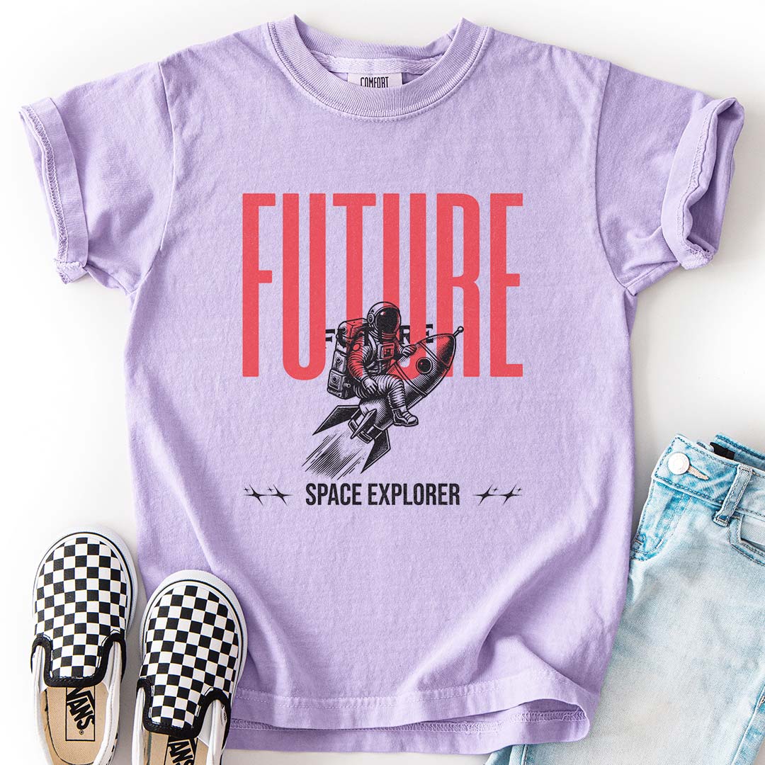 Future Space Explorer – Astronaut Rocket Youth T-Shirt