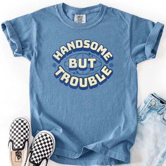Handsome But Trouble Youth T-Shirt