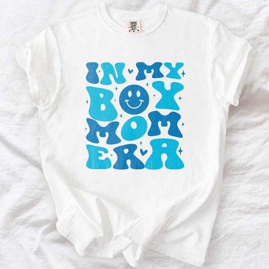 In My Boy Mom Era Groovy T-Shirt