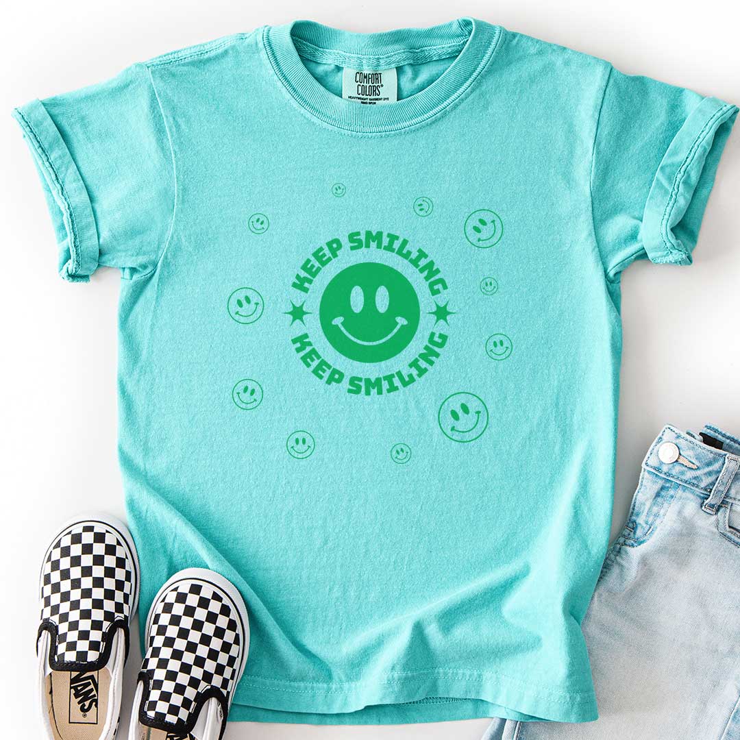 Keep Smiling Youth Tee for Happy Little Trendsetters