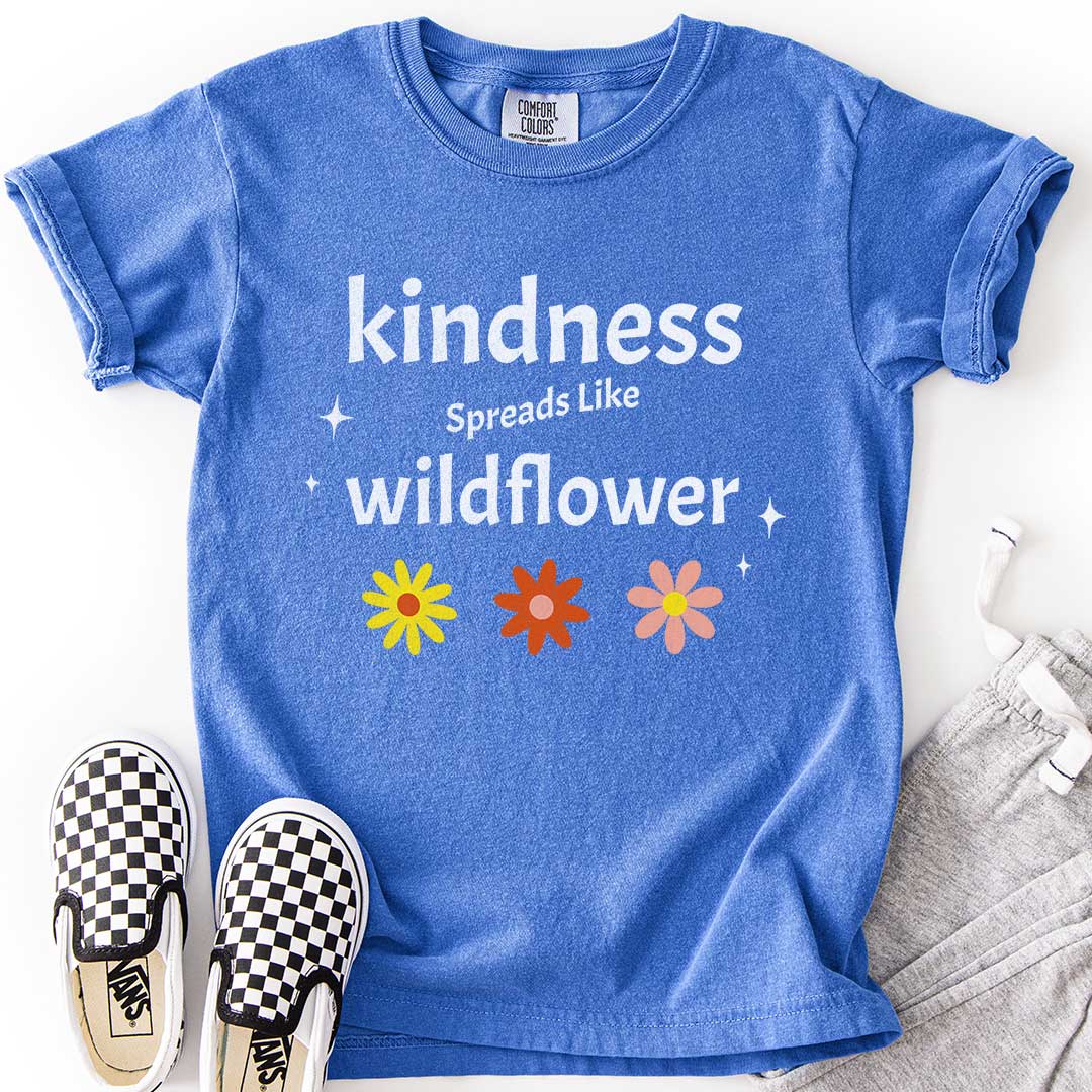 Kindness Spreads Like Wildflower Youth Tee