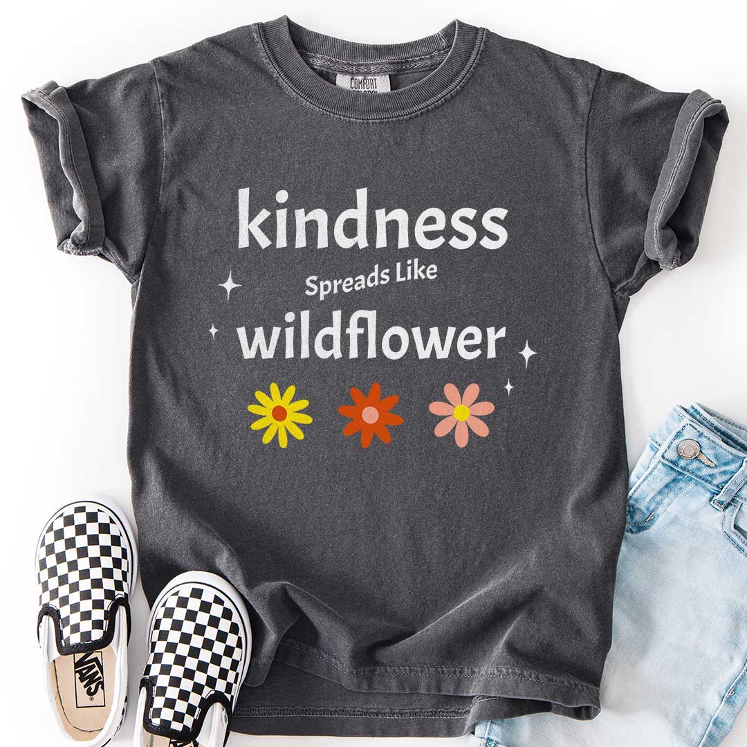 Kindness Spreads Like Wildflower Youth Tee