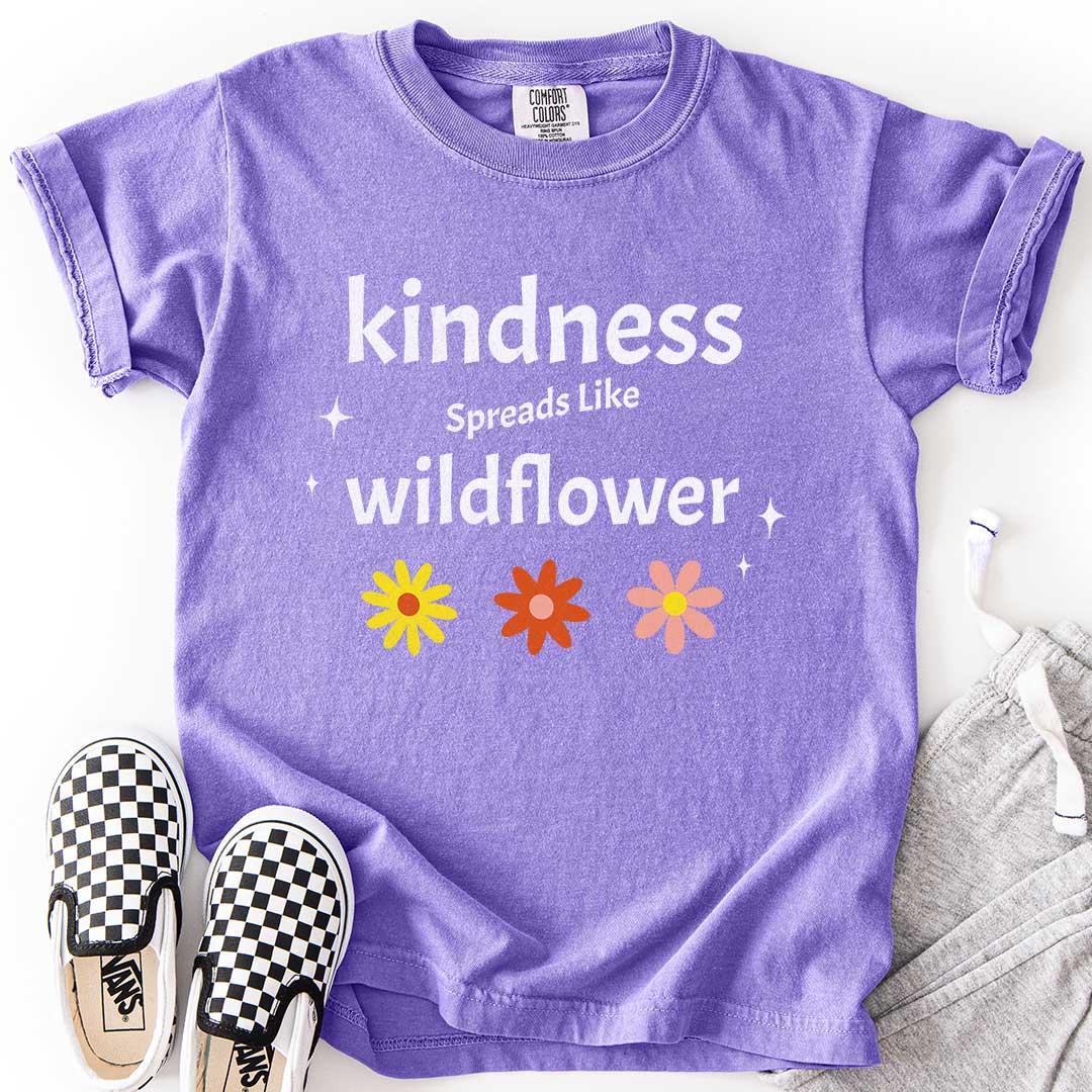 Kindness Spreads Like Wildflower Youth Tee