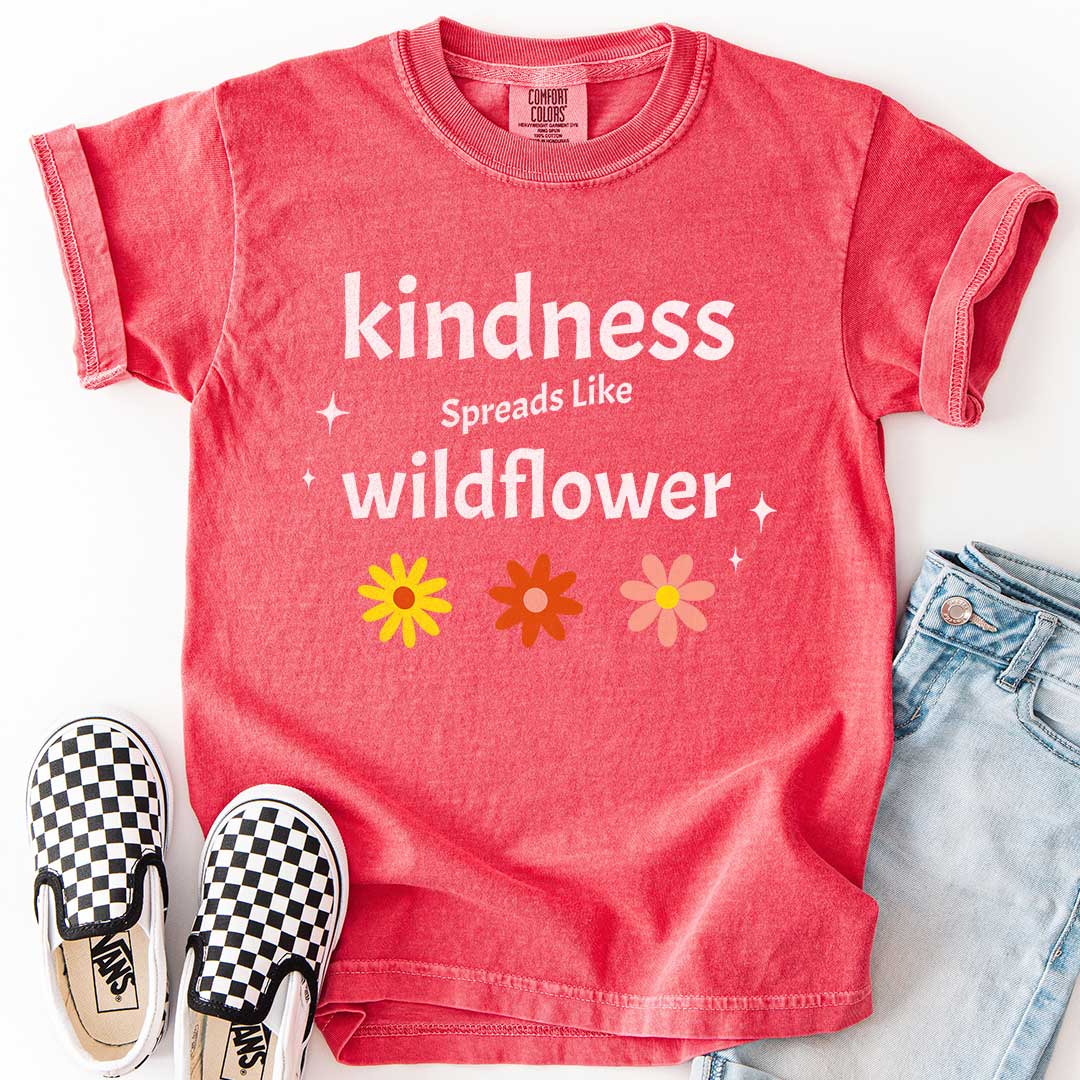 Kindness Spreads Like Wildflower Youth Tee