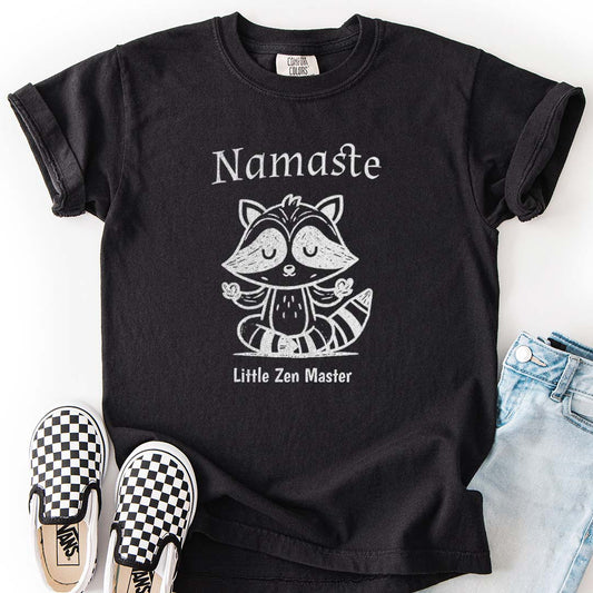 Cute Raccoon Zen Master Youth T-Shirt