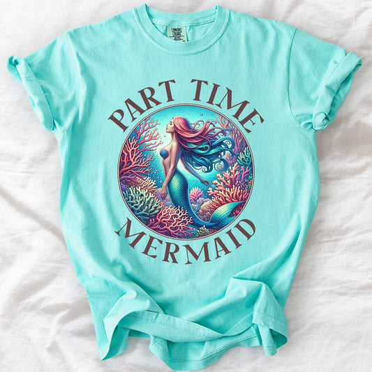 Part Time Mermaid Vintage Family Matching