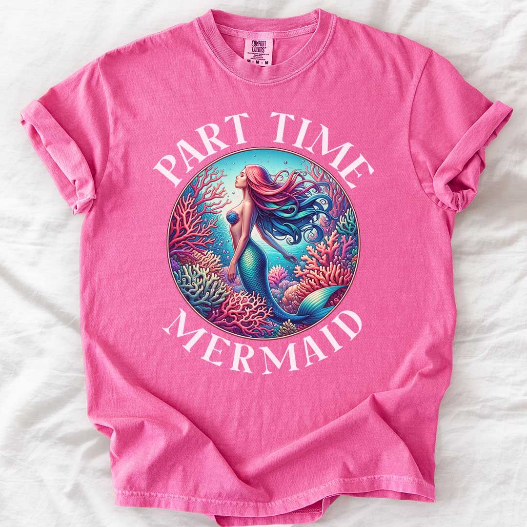 Part-Time Mermaid Vintage Mom T-Shirt