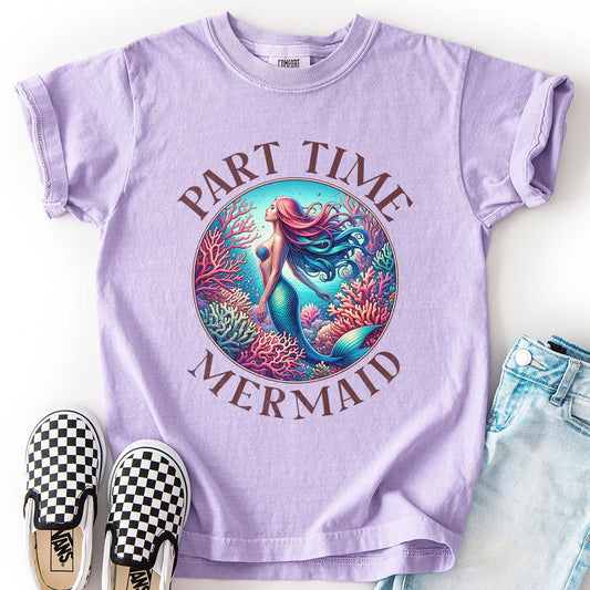 Part-Time Mermaid Vintage Youth T-Shirt