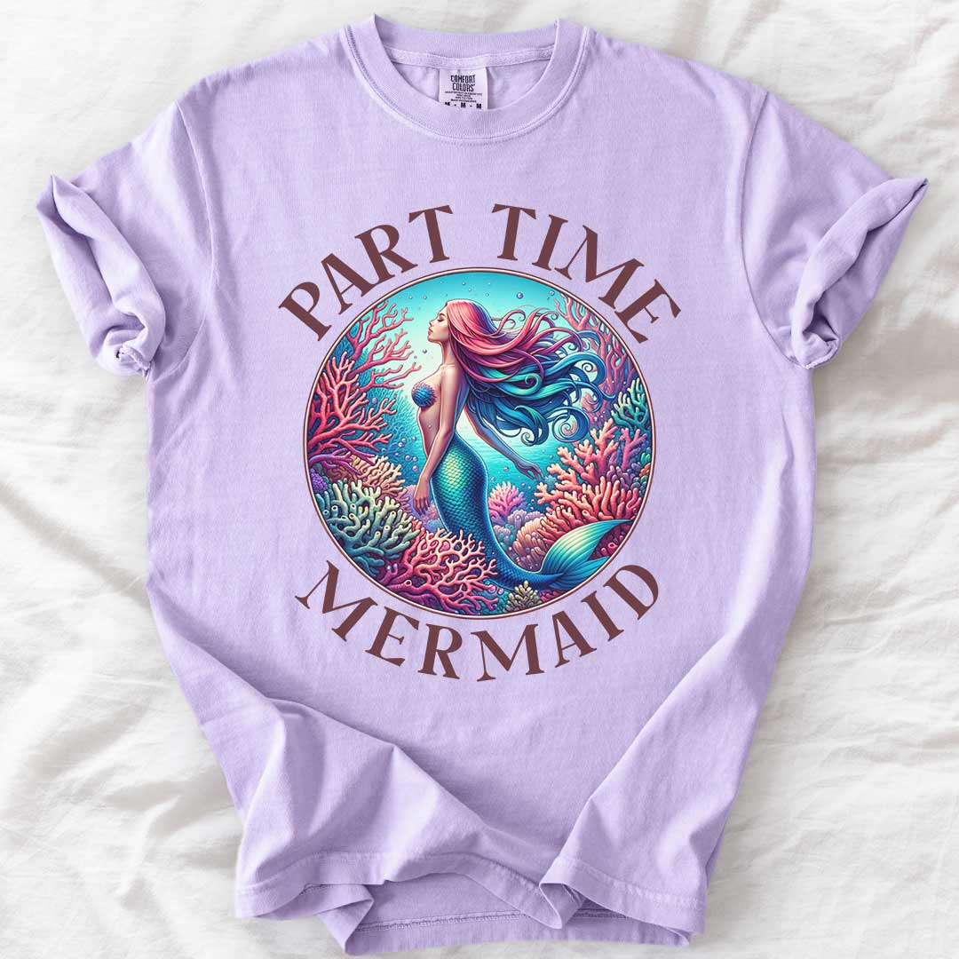 Part-Time Mermaid Vintage Mom T-Shirt