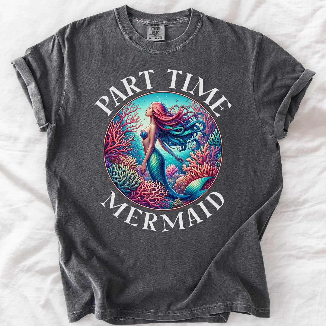 Part-Time Mermaid Vintage Mom T-Shirt