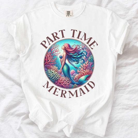 Part-Time Mermaid Vintage Mom T-Shirt