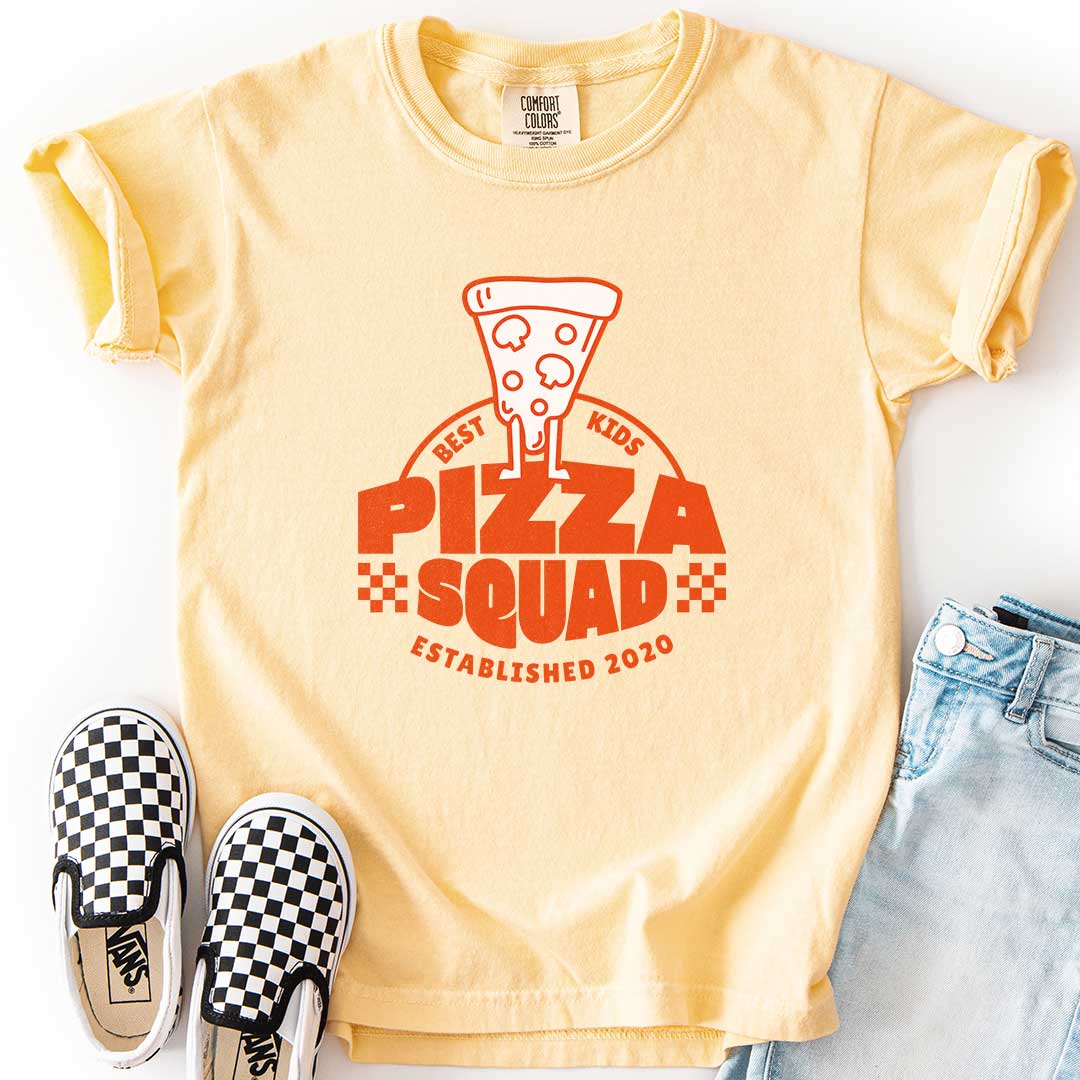Custom Pizza Squad Youth Tee for Pizza Lovers