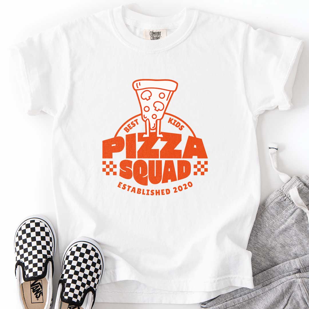 Custom Pizza Squad Youth Tee for Pizza Lovers